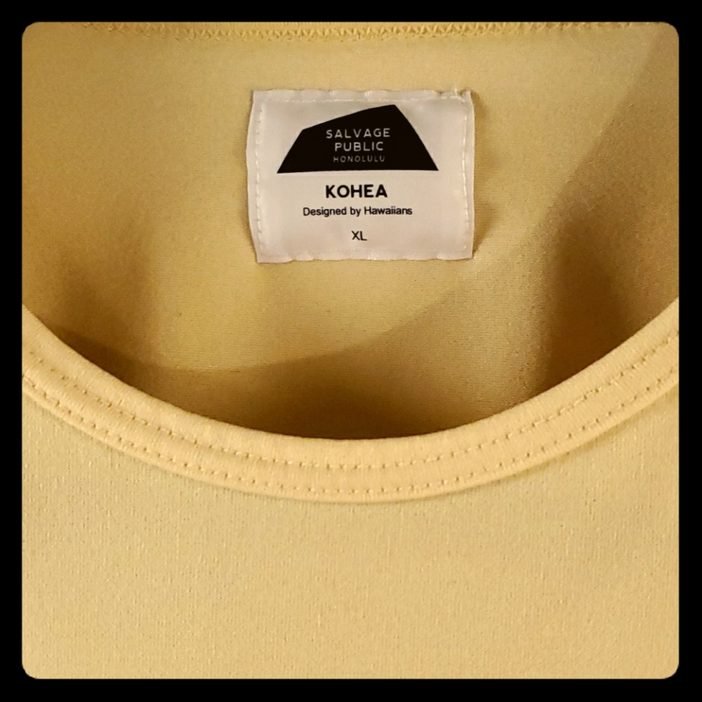 Salvage Public Yellow Surf Shirt